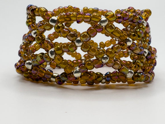 Handmade Multicolor Crystal Beaded Bracelet
